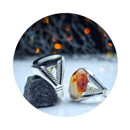 خواتم عقيق يمني من الفضة عيار 925 – أصالة تمتزج بالفخامة 💍✨